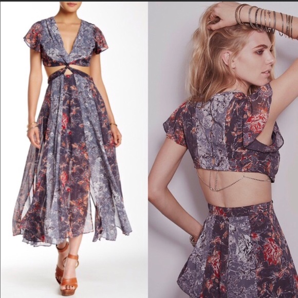 Free People Dresses & Skirts - 🐺Free People Jasper Mixed Print Twist Dress